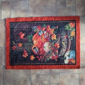 Quilted Autumn wall hanging